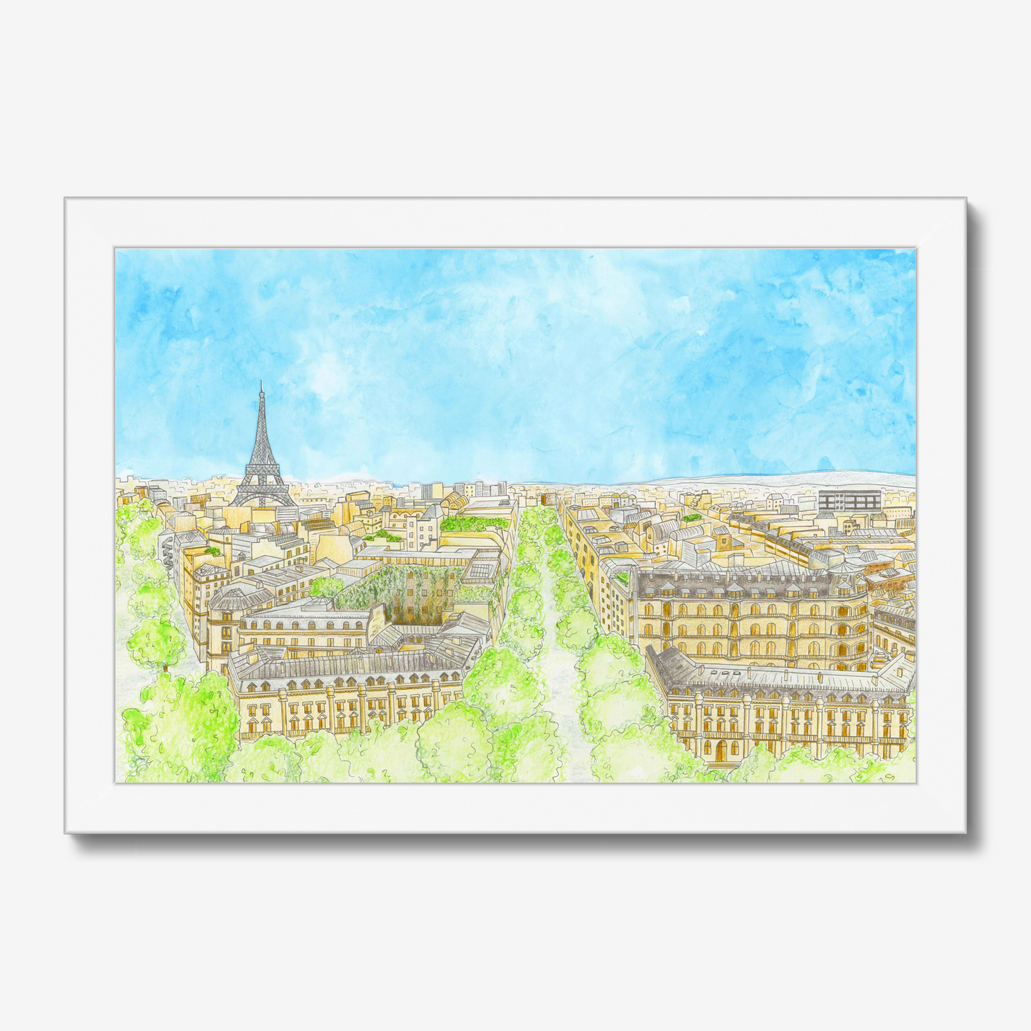 Paris View 8 X 10
